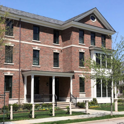 large brick building in morristown